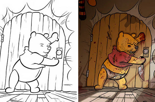 10+ Times Adults Did Coloring Books For Kids, And The Result Was Hilariously NSFW